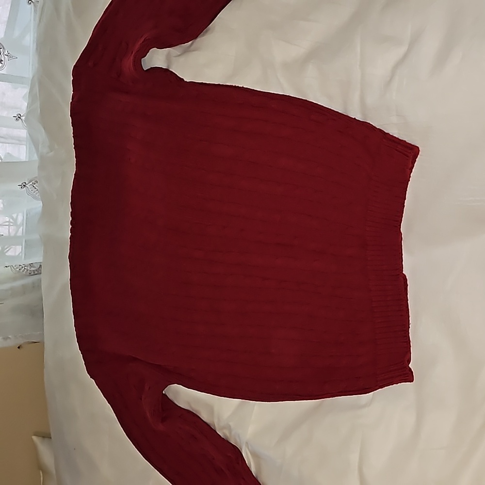 Vintage Red Sweater - Picture 14 of 14